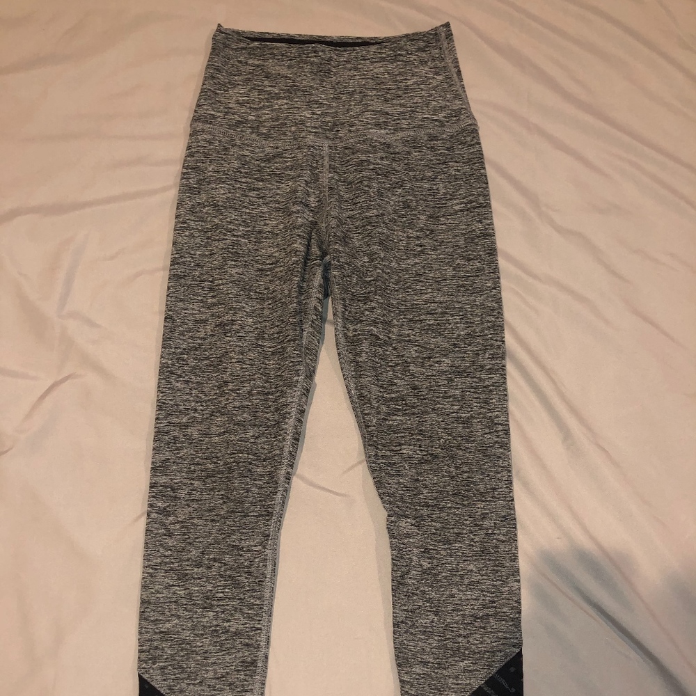 Beyond Yoga Grey and Black Leggings